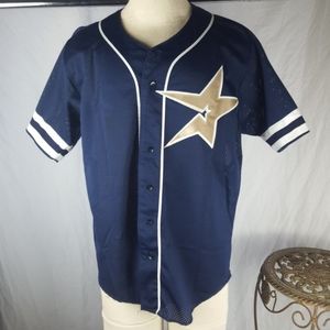 WILSON JERSEY BLUE GOLD WHITE SZ L